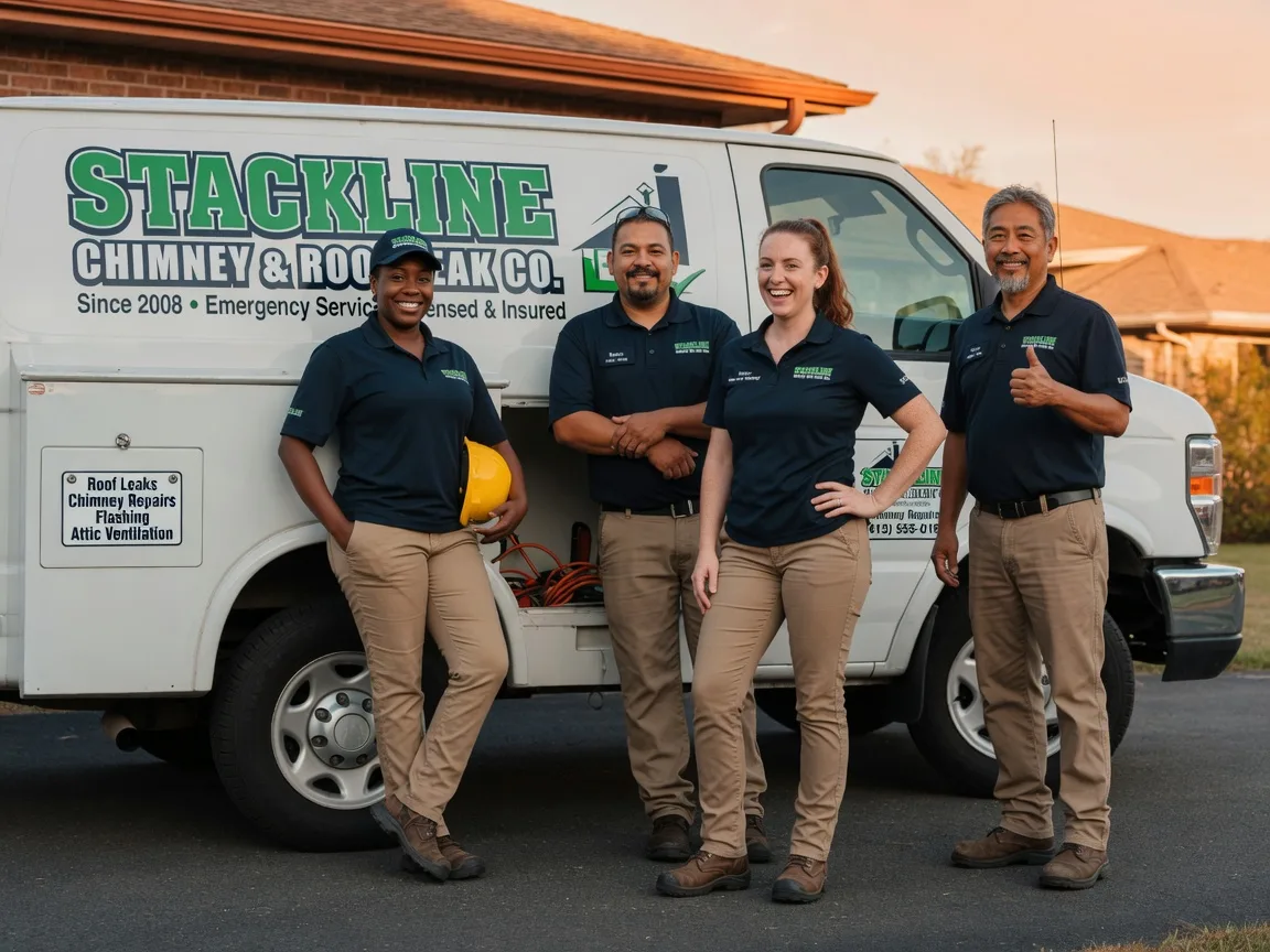 Chimney flashing repair company in Vanlue, OH
